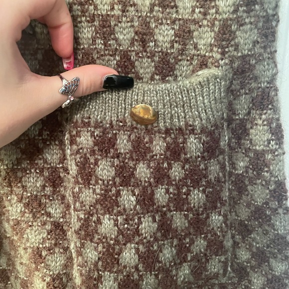 Zara Gold Buttons Knit Dress - Picture 12 of 13